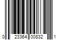 Barcode Image for UPC code 023364008321