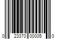 Barcode Image for UPC code 023370000050