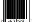 Barcode Image for UPC code 023373000057