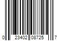 Barcode Image for UPC code 023402087257