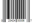 Barcode Image for UPC code 023424000067