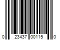 Barcode Image for UPC code 023437001150