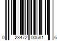 Barcode Image for UPC code 023472005816