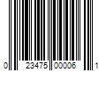 Barcode Image for UPC code 023475000061