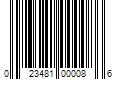 Barcode Image for UPC code 023481000086