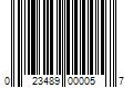 Barcode Image for UPC code 023489000057