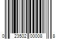 Barcode Image for UPC code 023502000088