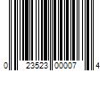 Barcode Image for UPC code 023523000074