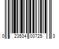 Barcode Image for UPC code 023534007253