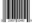 Barcode Image for UPC code 023537024509