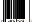 Barcode Image for UPC code 023540000088