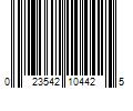 Barcode Image for UPC code 023542104425