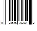 Barcode Image for UPC code 023545002902