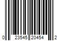 Barcode Image for UPC code 023545204542