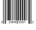 Barcode Image for UPC code 023549000072