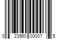 Barcode Image for UPC code 023560000075