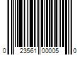 Barcode Image for UPC code 023561000050