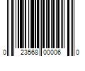 Barcode Image for UPC code 023568000060