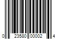 Barcode Image for UPC code 023580000024