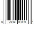 Barcode Image for UPC code 023580000031