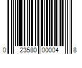 Barcode Image for UPC code 023580000048