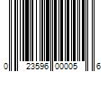 Barcode Image for UPC code 023596000056