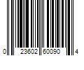 Barcode Image for UPC code 023602600904