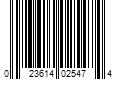 Barcode Image for UPC code 023614025474