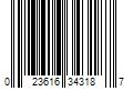 Barcode Image for UPC code 023616343187