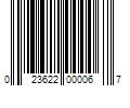 Barcode Image for UPC code 023622000067