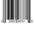 Barcode Image for UPC code 023632987815