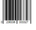 Barcode Image for UPC code 0236336003327