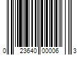 Barcode Image for UPC code 023640000063