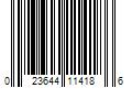 Barcode Image for UPC code 023644114186