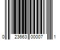 Barcode Image for UPC code 023663000071