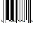 Barcode Image for UPC code 023670000040