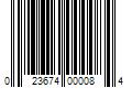 Barcode Image for UPC code 023674000084