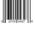 Barcode Image for UPC code 023700043276