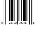 Barcode Image for UPC code 023700060266