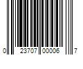 Barcode Image for UPC code 023707000067