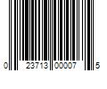 Barcode Image for UPC code 023713000075