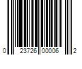 Barcode Image for UPC code 023726000062