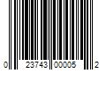 Barcode Image for UPC code 023743000052