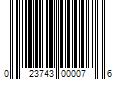 Barcode Image for UPC code 023743000076