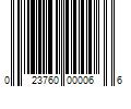 Barcode Image for UPC code 023760000066