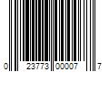 Barcode Image for UPC code 023773000077