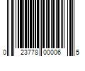 Barcode Image for UPC code 023778000065