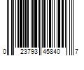 Barcode Image for UPC code 023793458407