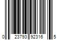 Barcode Image for UPC code 023793923165