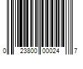 Barcode Image for UPC code 023800000247